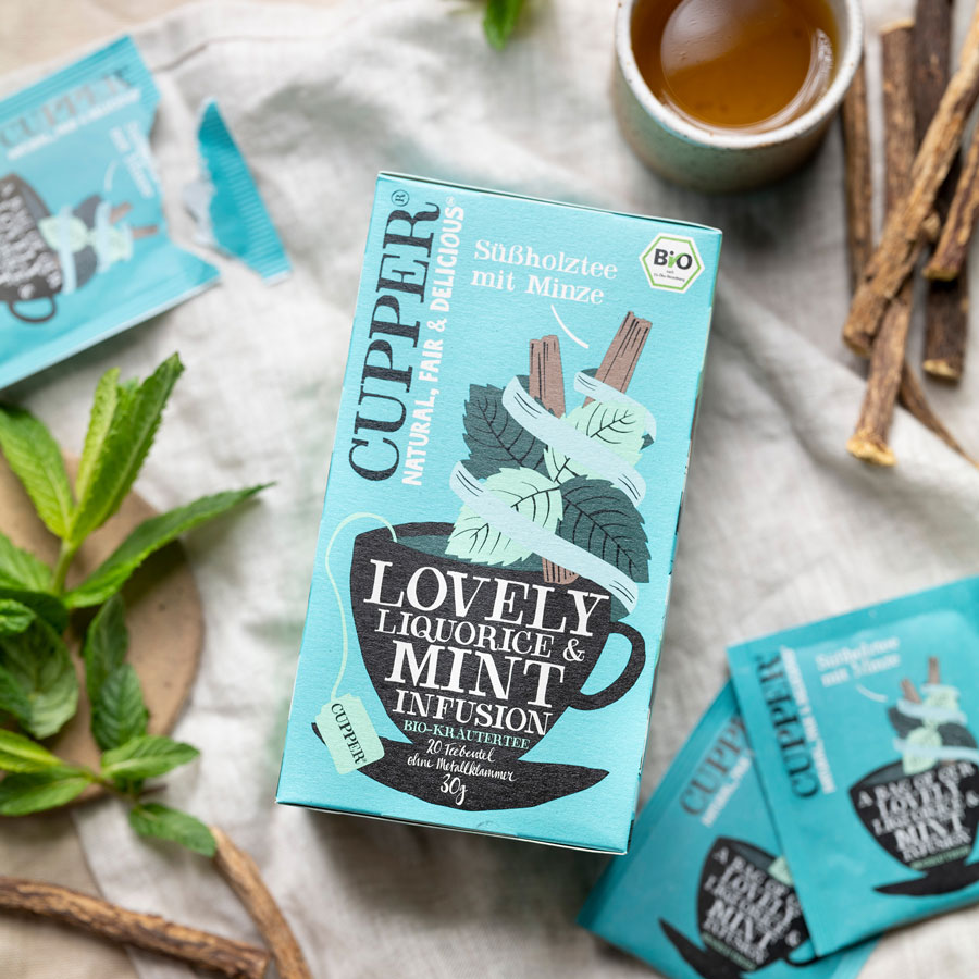 Liquorice Mint Tee von Cupper