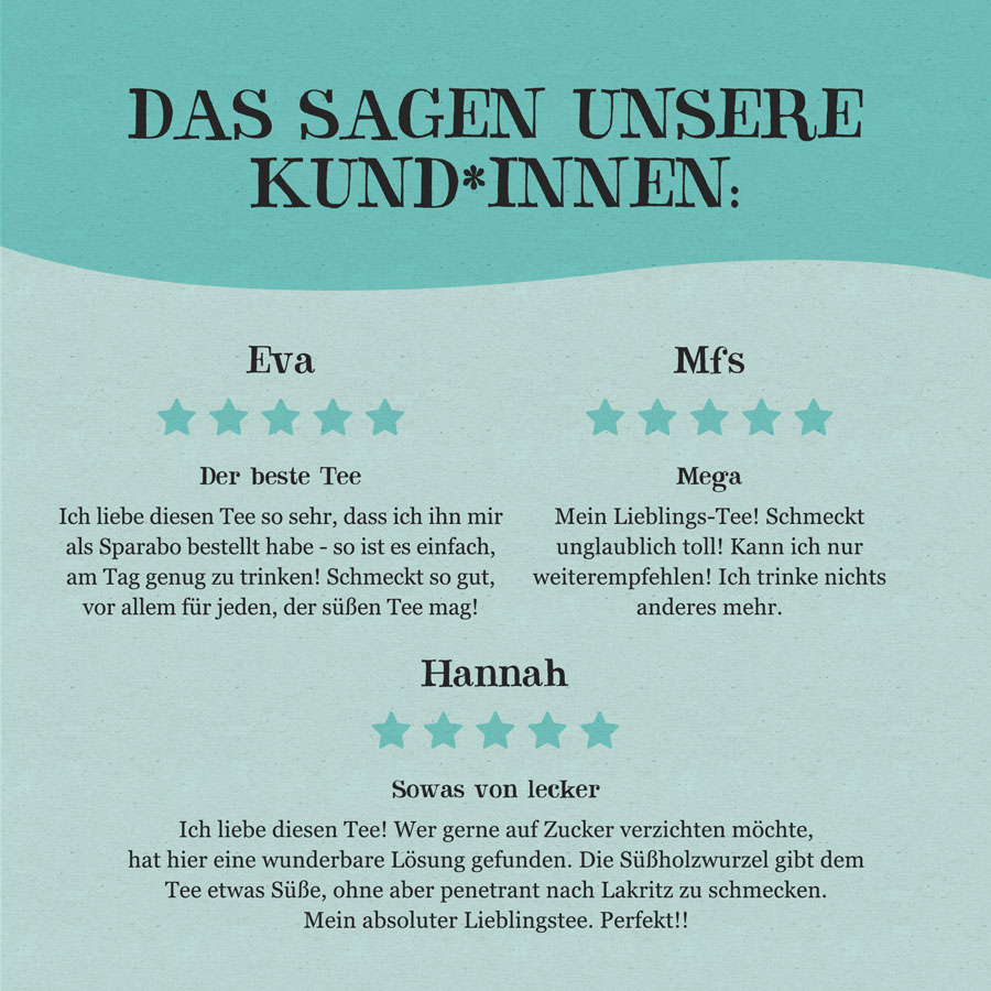 Liquorice Mint Tee von Cupper