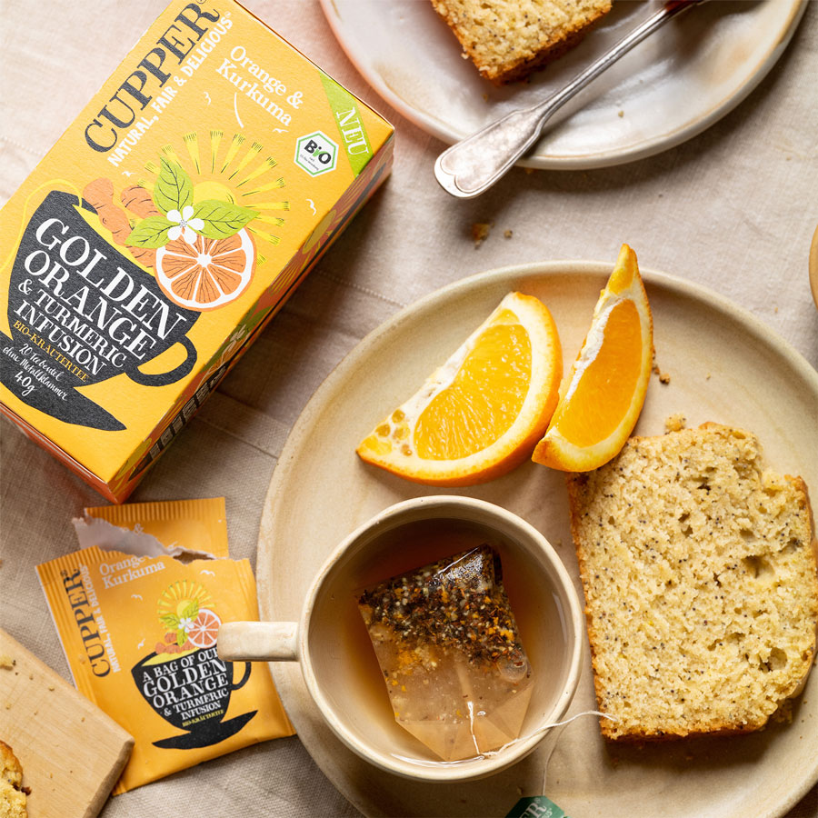 Golden Orange Tee von Cupper