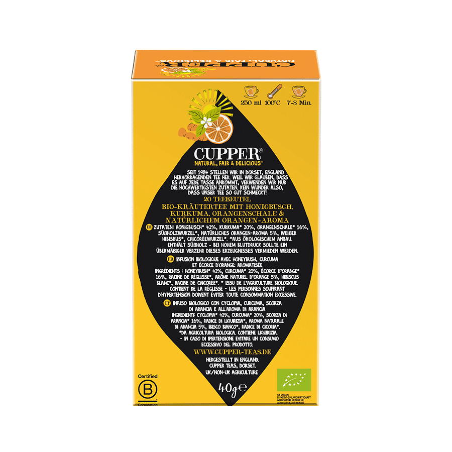 Golden Orange Tee von Cupper