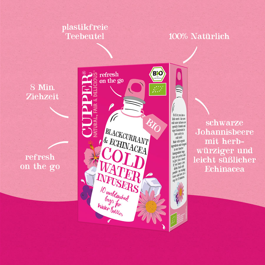 Cold Infuser Blackcurrant von Cupper Teas