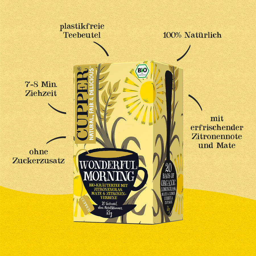 Wonderful Morning Tee von Cupper